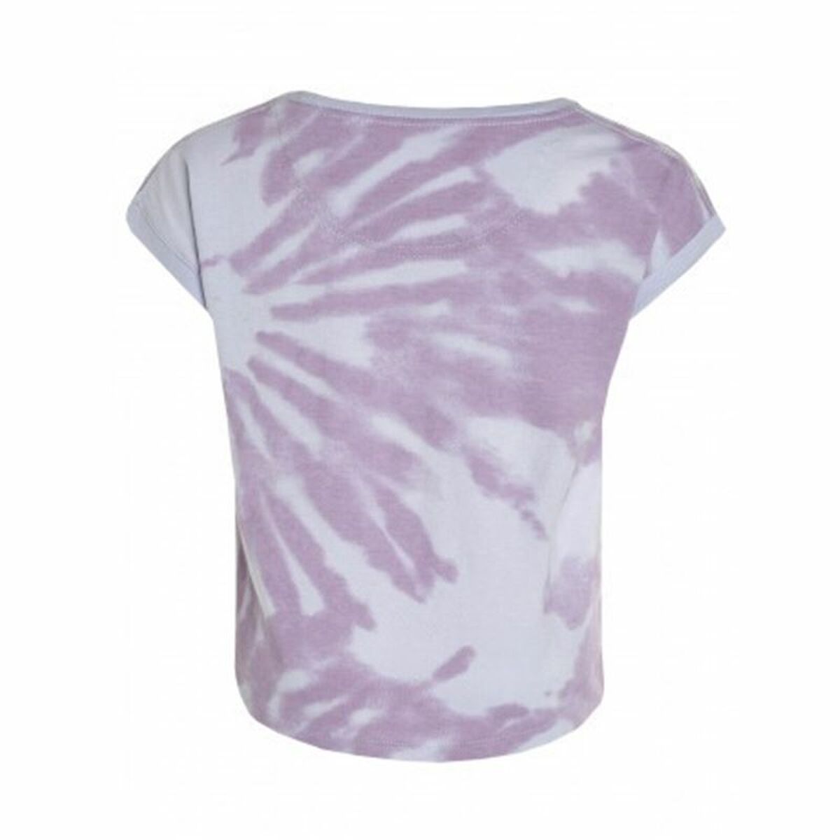 Camiseta de Manga Corta Infantil Converse Tie Dye Ciruela