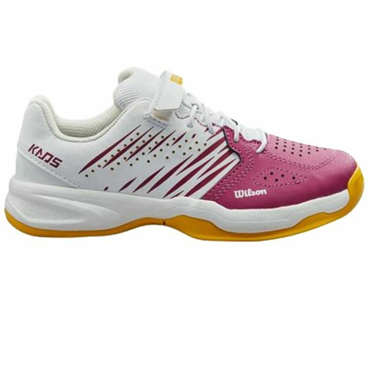 Zapatillas de Tenis para Niños Wilson Kaos 2.0 QL 38111 Rosa Blanco