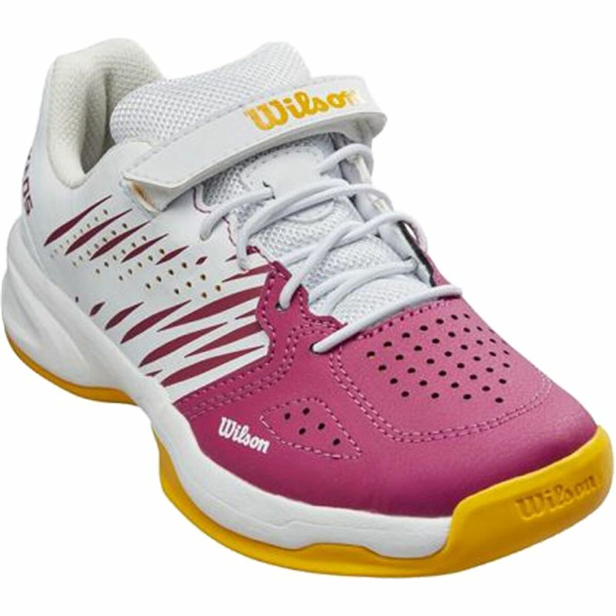 Zapatillas de Tenis para Niños Wilson Kaos 2.0 QL 38111 Rosa Blanco