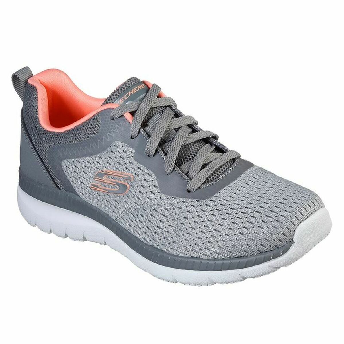 Zapatillas Deportivas Mujer Skechers 12607 Gris