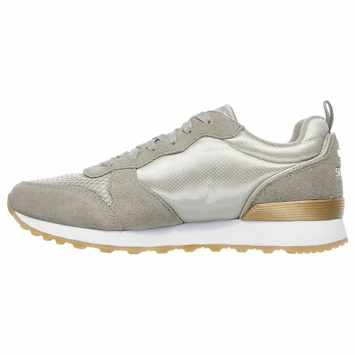 Zapatillas Casual de Mujer Skechers  Retros-OG 85 - Goldn Gurl Gris claro