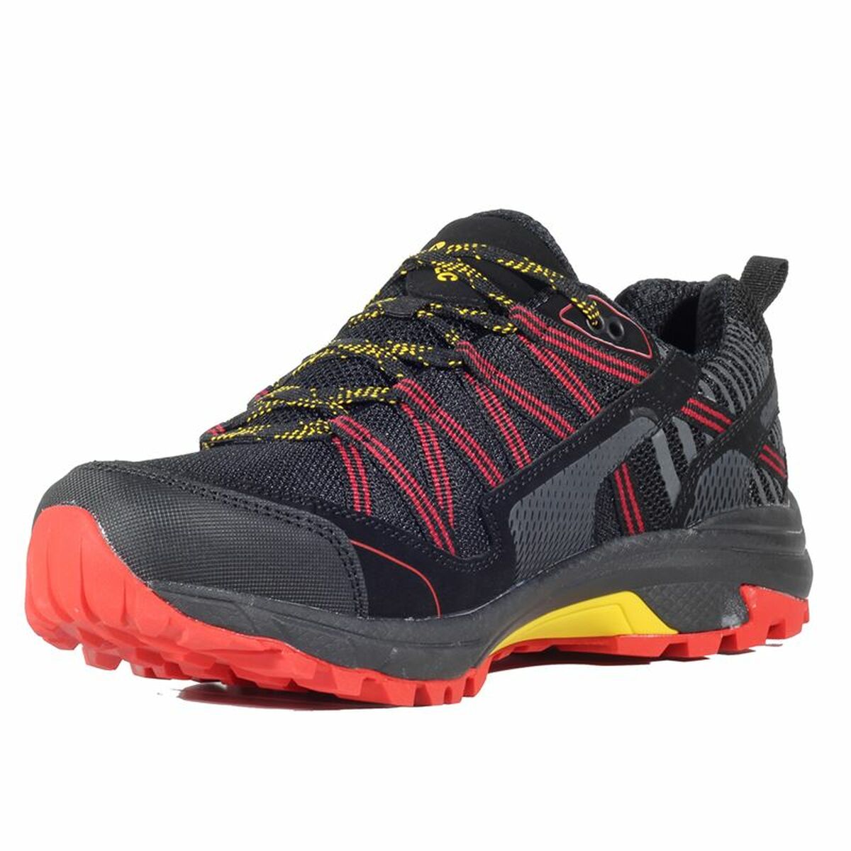 Zapatillas Deportivas Hombre Hi-Tec Gravel Rojo Negro