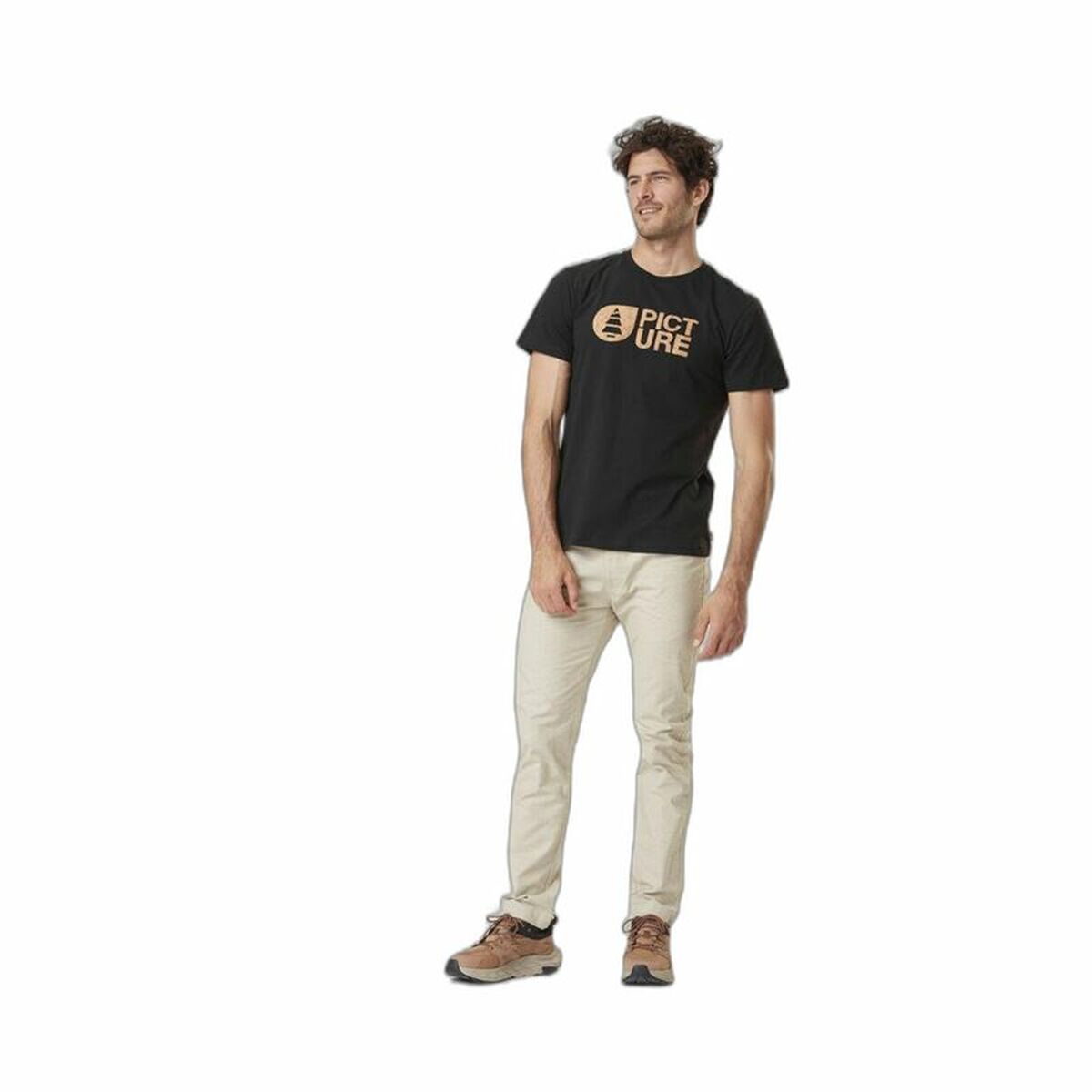 Camiseta Picture Basement Cork Negro Hombre