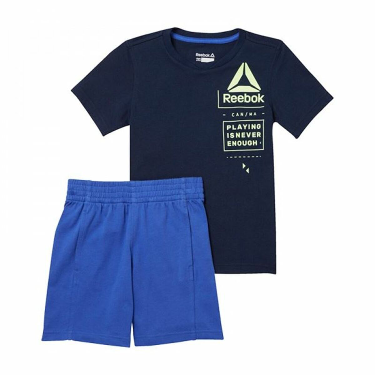 Conjunto Deportivo para Niños Reebok CF4289 Azul oscuro