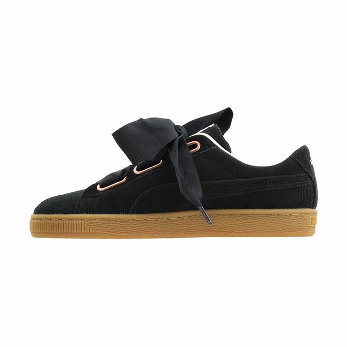 Zapatillas Deportivas Mujer Puma  Basket Heart Corduroy Negro