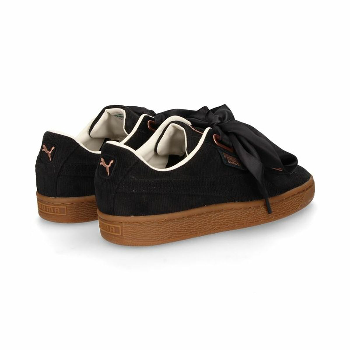 Zapatillas Deportivas Mujer Puma  Basket Heart Corduroy Negro