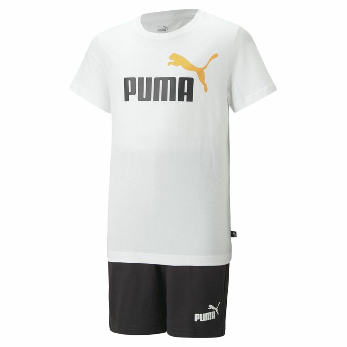 Conjunto Deportivo para Niños Puma Set For All Time  Blanco