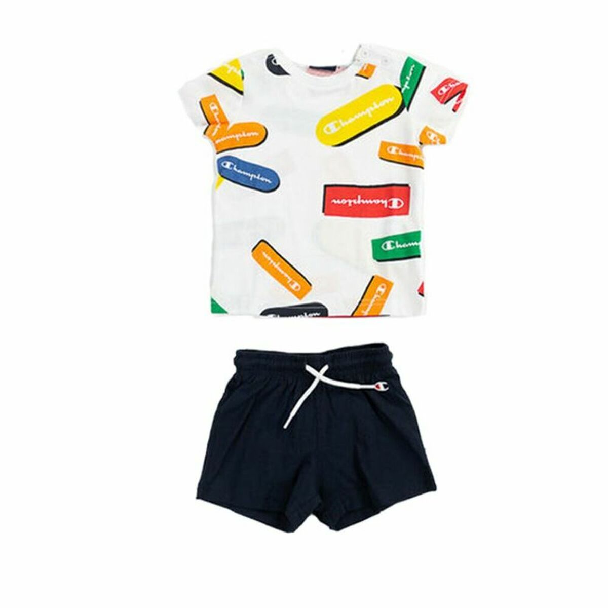 Conjunto Deportivo para Niños Champion Baby White